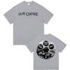 La Vie Continue Maes Album Merch T Shirt Men's Punk Retro Oversized Cotton T-shirts Unisex Hip Hop Gothic Clothing T-shirt