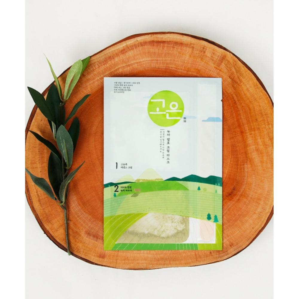 Daycellcosmetics Fermented Green Tea Cream Wash Off Moisture Mask Pack  4 Sheets