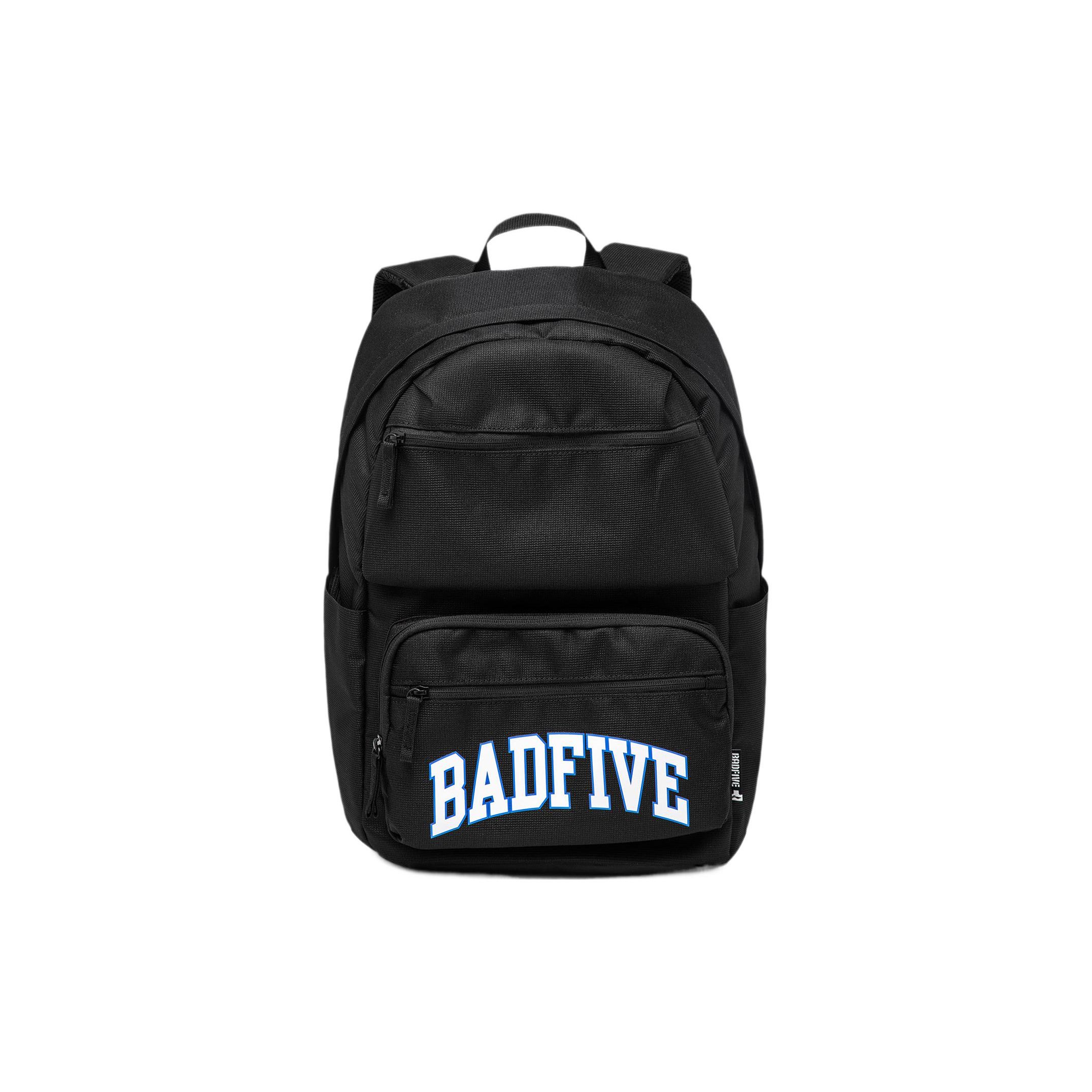 Li Ning Badfive Basketball Series Polyester Backpack Unisex Backpack Black ABST225 One Size