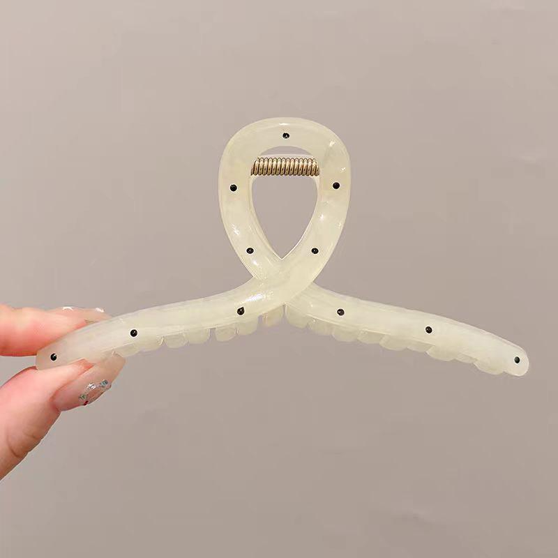 Großer französischer Retro-Klammer-Haarclip für elegante Damenfrisuren.