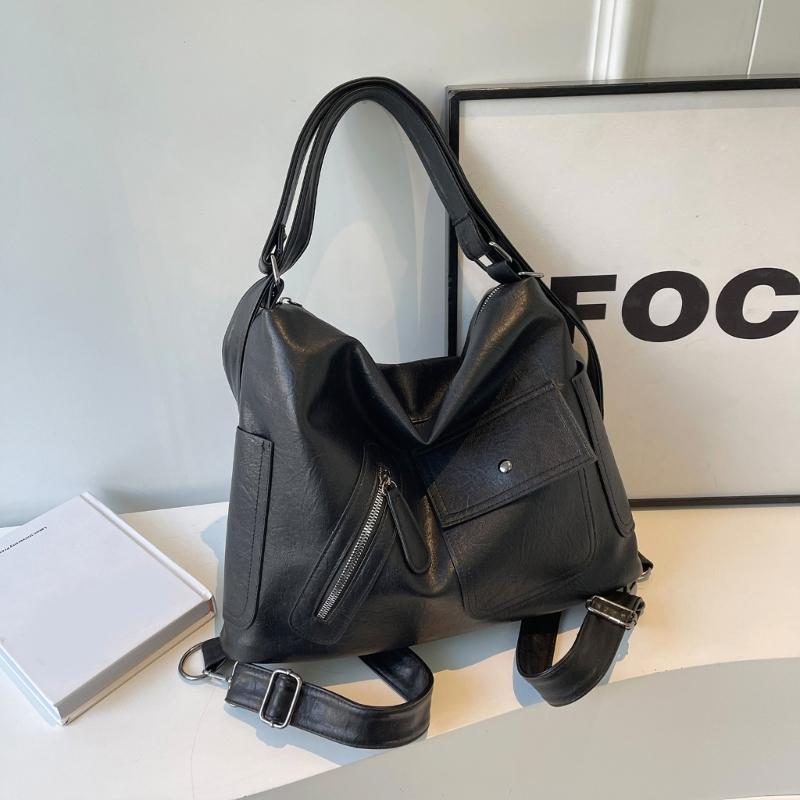 Women Bag Large Capacity Crossbody Bag Casual Shoulder Bag PU Leather Messenger Bag Fashion Backpack Student School Bag