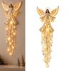 LED Light Angel Blessing Starfall Wall Light Glowing Christmas Trail Wall Light  Home Decoration