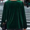 Women's Cowl Neck Fleece Top Long Sleeve Soft Cozy Pullover Winter Loungewear Tunic