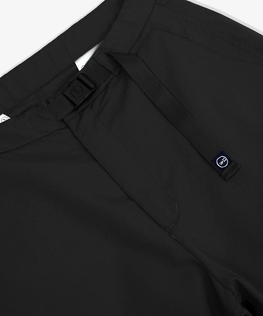 MIDNIGHT12AM Wide Tapered Pants - Black