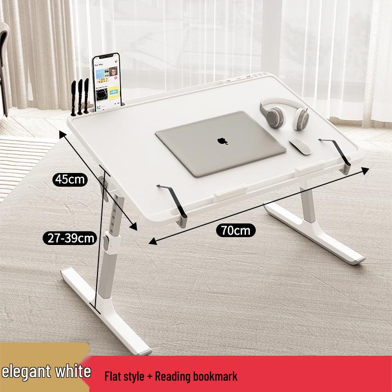 Foldable Adjustable Bedside & Laptop Desk for Dorm Study