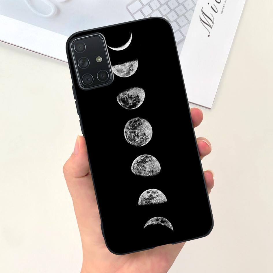 

For Samsung Galaxy A51 Case SM-A515F Cover Cute Astronaut Silicone Shockproof Funda For Samsung A31 A51 A71 4G Phone Case Bumper Samsung A31