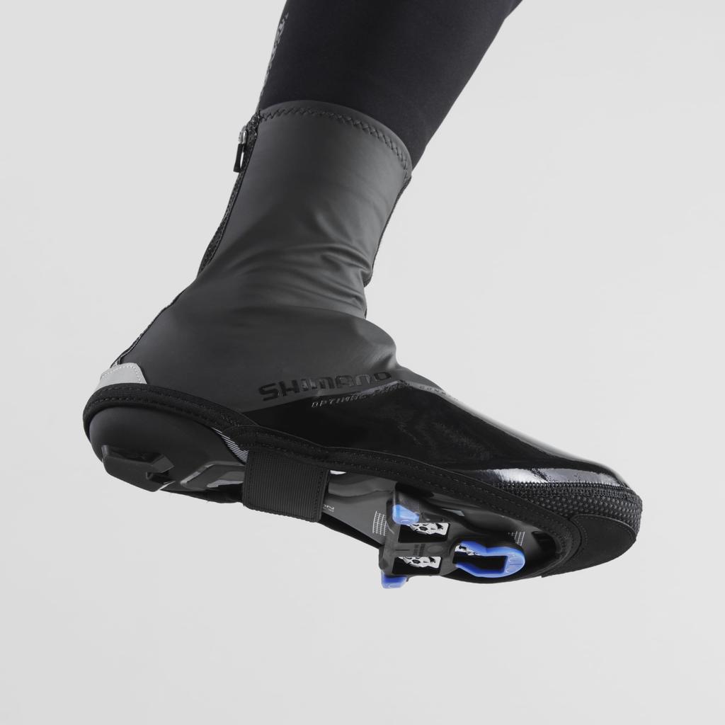 2023 Model Cycling Shoe Covers DUAL H2O Shoe Covers Black L [Shimano] (Compatible Size 42-43 (26.5-27.2cm))