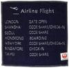 Marushin Hand JAL Japan Electronic 6205001700 Towel, Airlines, 25x25cm, Signboard, 100% Cotton,