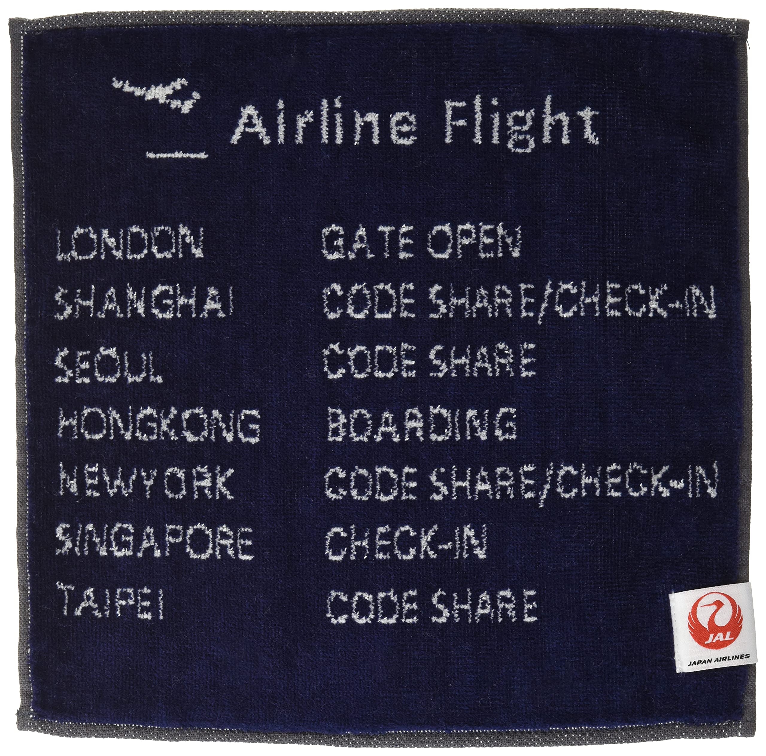 

Marushin Hand JAL Japan Electronic 6205001700 Полотенце, Авиалинии, 25x25см, Вывеска, 100% Хлопок,