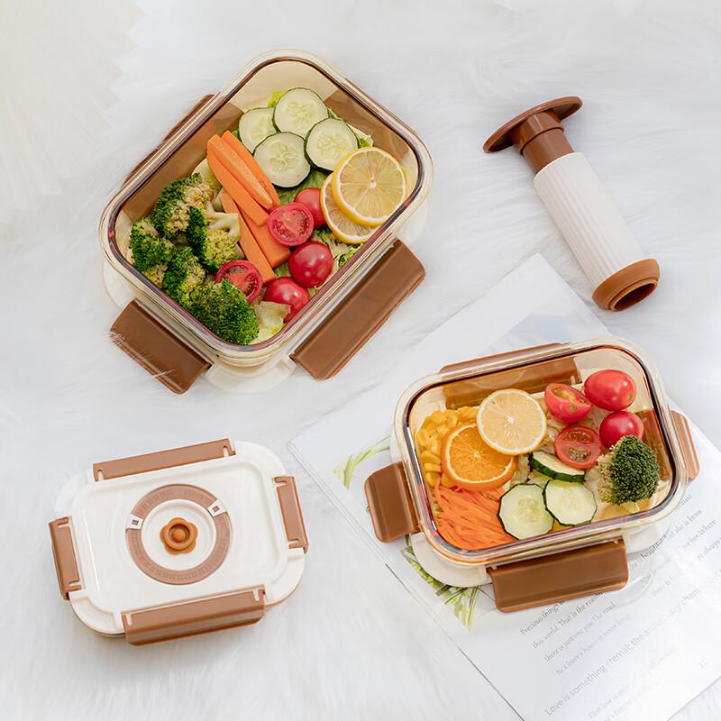 Gao Taibai Borosilikatglas Lebensmittelaufbewahrungsset mit Vakuumpumpe