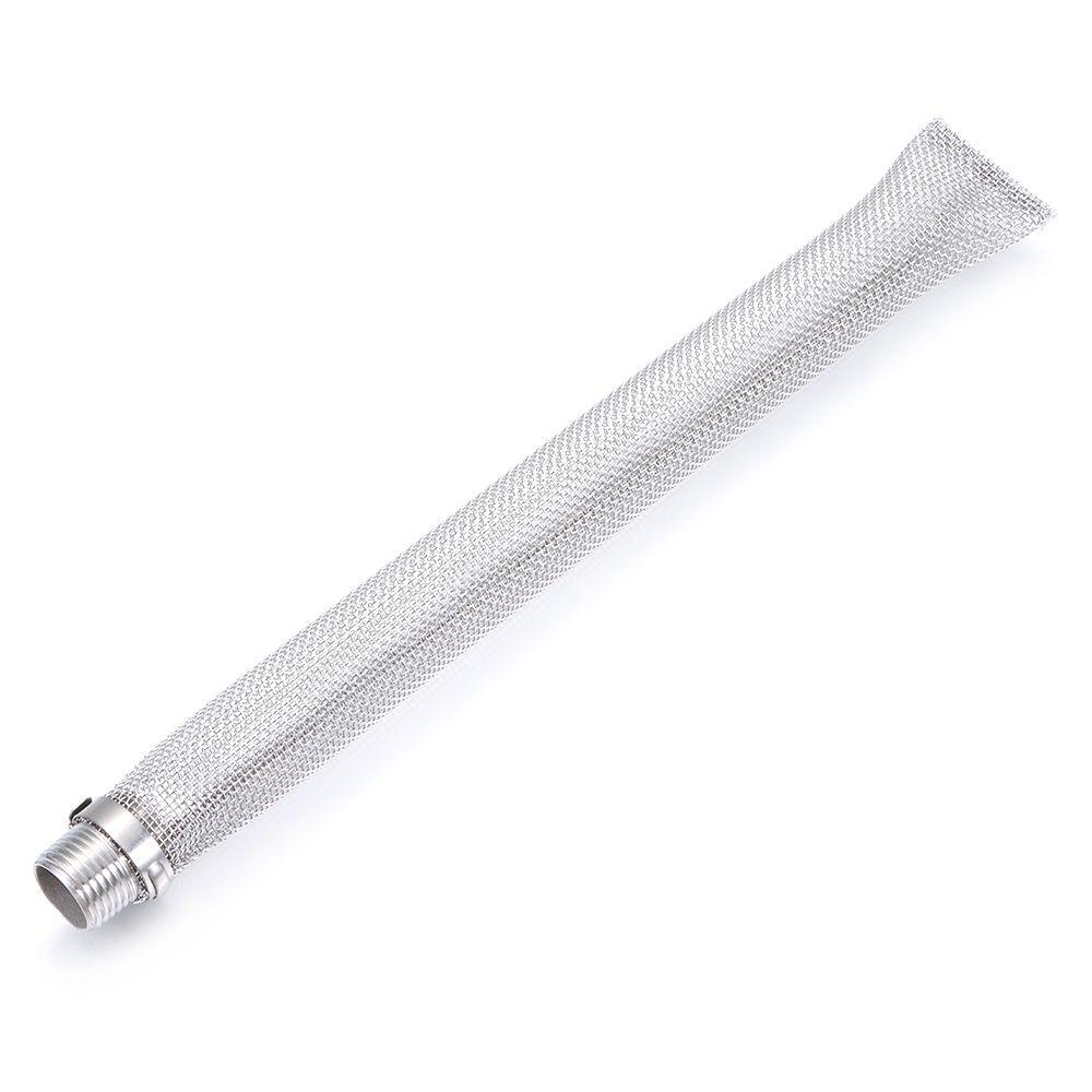 

Бытовой инструмент для бара Пивной фильтр из нержавеющей стали Домашнее пивоварение Сетчатый фильтр Трубка Базука Фильтр 12 inch