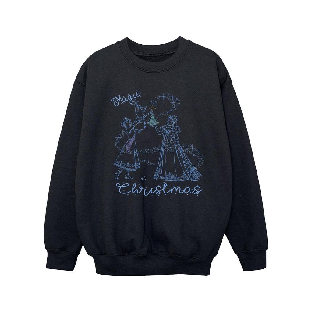 Disney Mädchen Frozen Magic Weihnachts-Sweatshirt