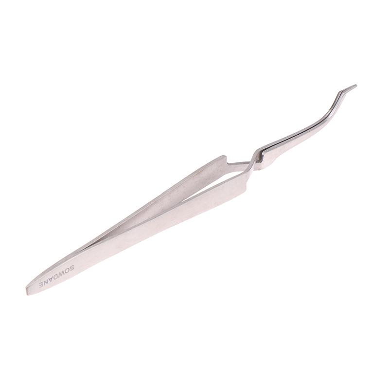 

1 шт. Стоматологический ортодонтический задний щечный туб для бондинга Пинцет Держатель брекета Орто Позиционер брекета Инструмент из нержавеющей стали 1 pcs