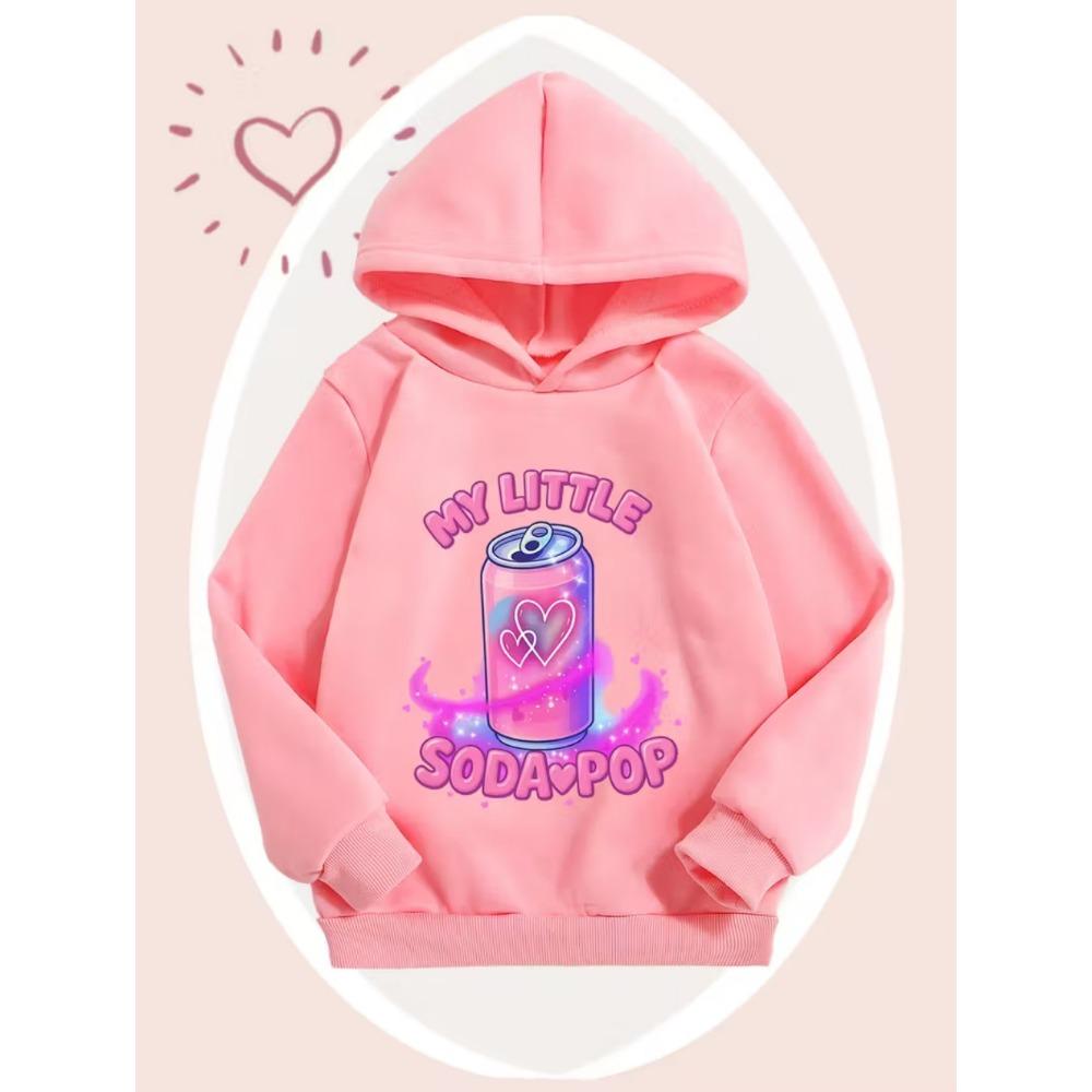 My Little Soda Pop Dětské mikiny K-Pop Hudba Korejské Anime Mikina Hip Hop Oblečení pro kluky Dárek Roztomilé tričko Volný Dětský top
