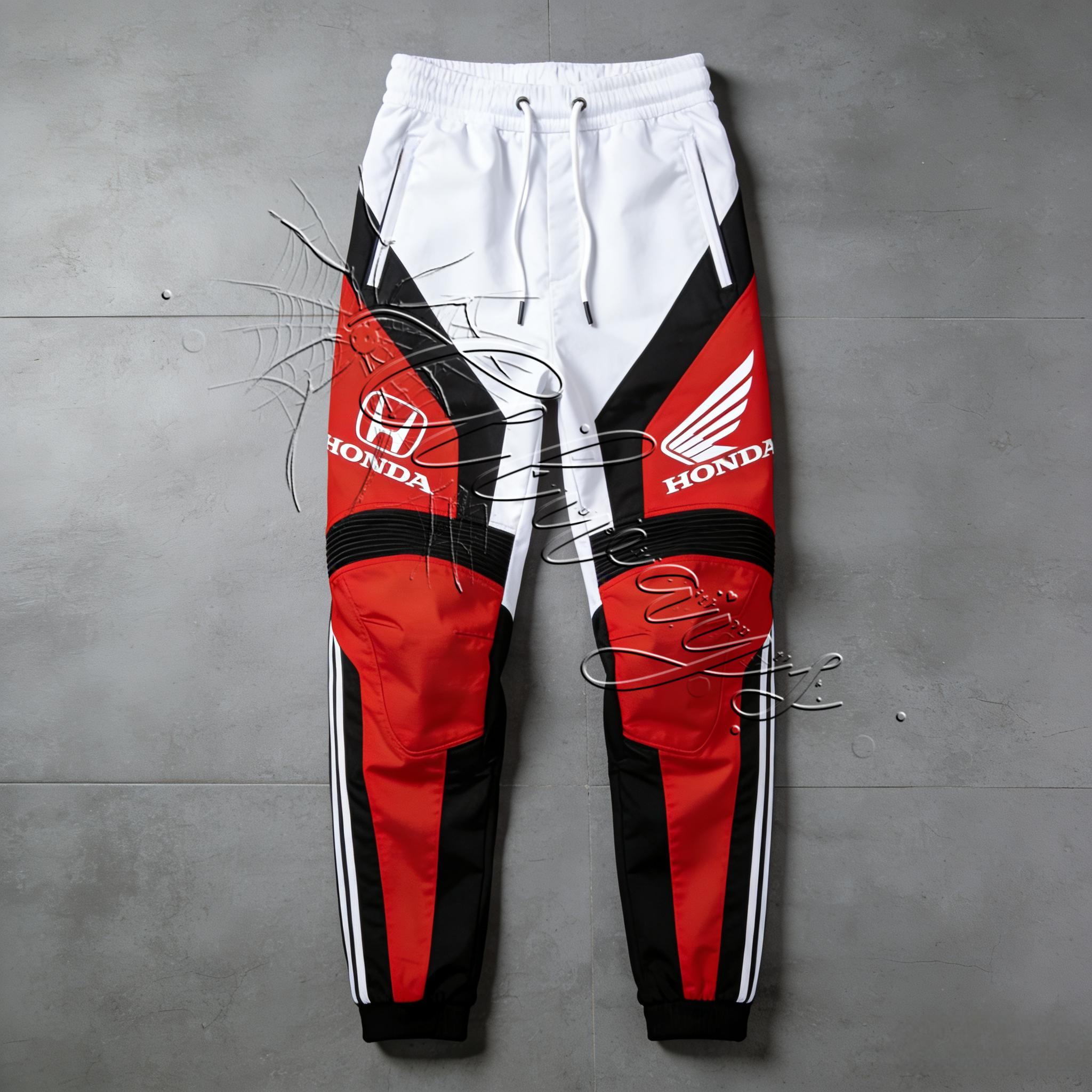 

2026Fashion New Motorcycle Suit Honda Racing Enthusiast Rider Sports Quick Drying Pants Men s and Women s OutdoorSunscreen Pants S