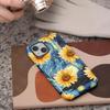Van Gogh Starry Sunflowers Phone Case for Xiaomi Redmi Note 14 4G 14 Pro Plus 5G Soft Cover Capa