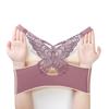 Women Elegant Seamless Gathering Bra Solid Color Smooth Butterfly Embroidery Beautiful Back Underwear 3D Soft Bra