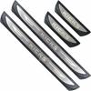 MTAWD Stainless Car Door Sill Scuff Plate Protector for Nissan Kicks 2017-2021 (Silver)