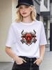 Unisex T shirt Fierce Bull Print Casual Summer Top Soft Streetwear