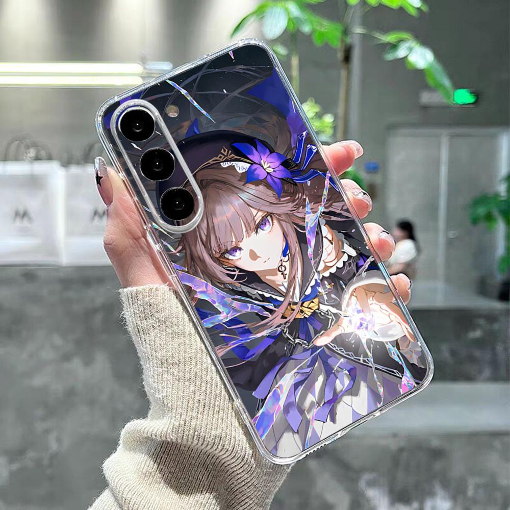 

Honkai Star Rail Herta Phone Case For Samsung S26 S25 S24 Ultra S23 Fe S22 S20 S21 Plus Plus 5G Fe Transparent Cover Galaxy S26 Plus