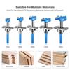 Carbide Tipped Wood Cutter Hinge Hole Opener With Hexagonal Shank For Precise Drilling Control In Furniture Making