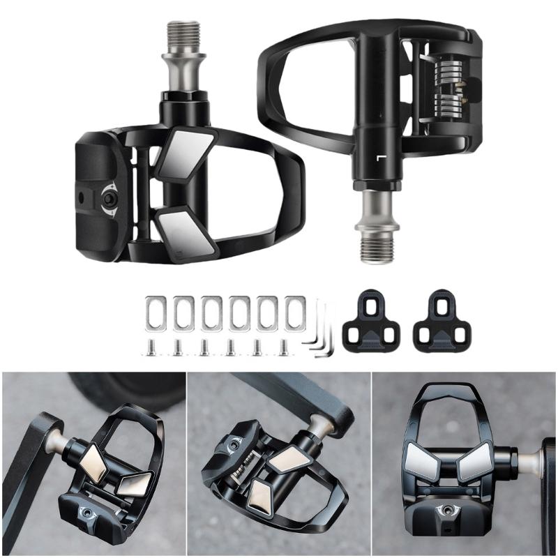 Light Weight Bike Pedal Smooth Design With Look Systems High Performances Cycling Pedals Easy Install Lock Cleats Pedal