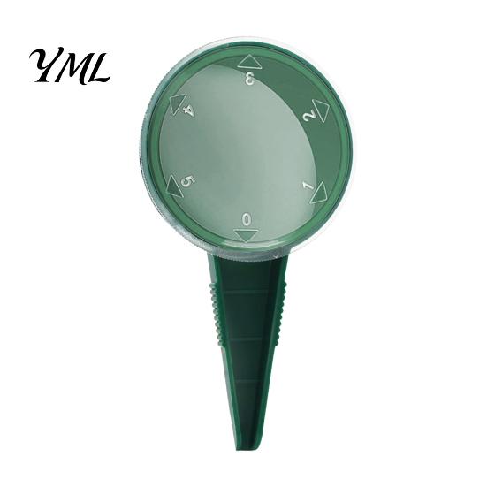 Samen Aussaat-Kit Spender, Handgehaltener Garten Säer mit 5 Einstellrädern, Ergonomischer Kunststoff Pikierstab, Pflanzetiketten, Werkzeug für Kleine Blumen,