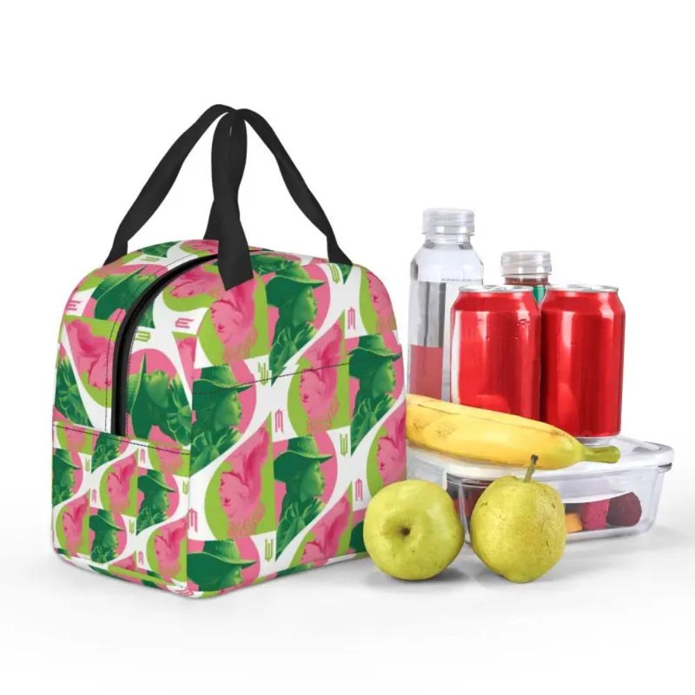 Custom W-Wickeds Hot New Thermal Insulated Lunch Bag Women Music Moive Portable Lunch Tote for Outdoor Picnic Storage Food Box