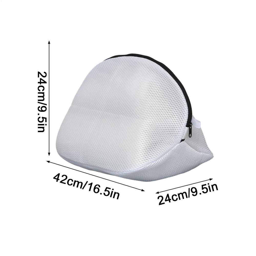 

Anti-deformation Mesh Shoe Washing Bag Anti-tangling Sneaker Washing Machine Bag Sneaker Cleaning Bag Shoe Clean Protector Bag белый