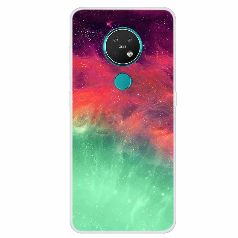 Per Custodia Nokia 7.2 Nokia 6.2 Lusso Silicone TPU Morbida Cover Posteriore Custodia Telefono Per Nokia 7.2 Funda TA-1193 TA-1178 Cartone Animato Coque
