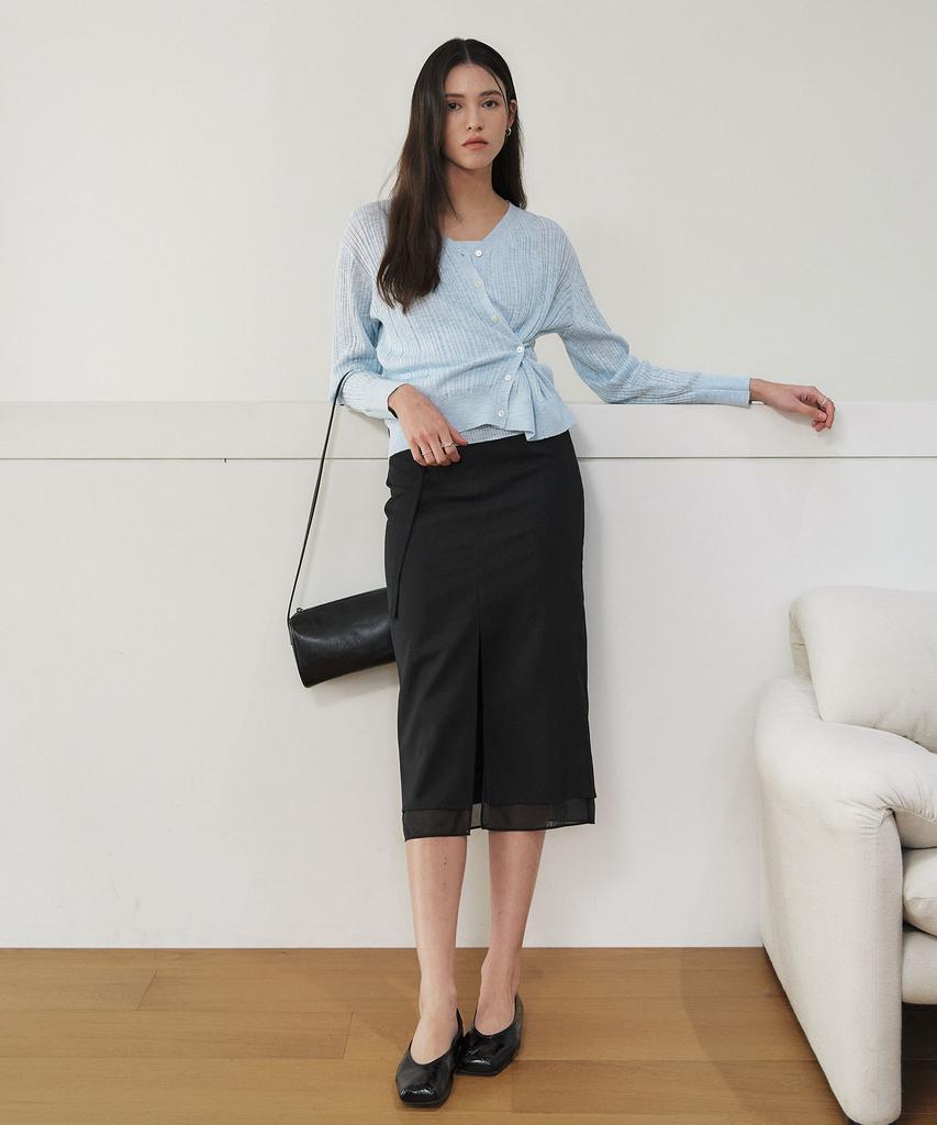 Artid Layered Skirt_Black