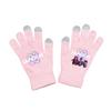Kids Boys Girls Kpop Hunters Derpy Rumi Zoey Mira Printed Velvet Autumn Winter Warm Knitted Gloves