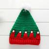 Creative Knitted Crochet Caps Thicken Santa Knitted Hat Christmas Hat  Winter Accessories
