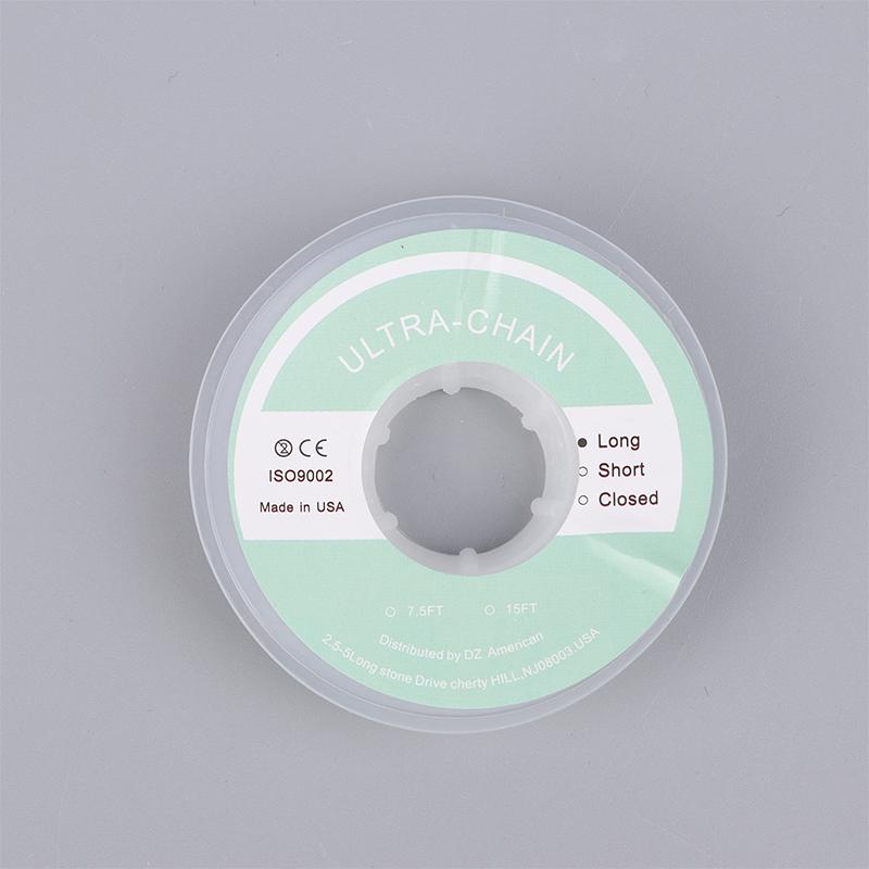 Clear Rubber Chain Orthodontic Elastic Ultra Power Chain Rubber Band Gum Ortho