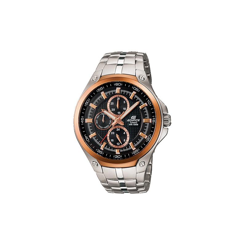 

Casio EDIFICE series classic chronograph movement waterproof quartz movement stainless steel strap Japanese and Korean watch men s watch EF-326D-1A чорний