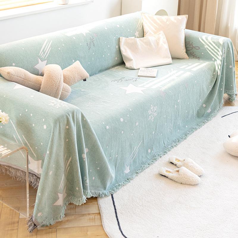 

Полотенце для дивана из синели, полное покрытие, чехол для дивана, полное покрытие на четыре сезона, универсальный современный простой чехол, утолщенная ткань 180*130cm