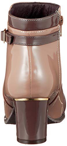 TEAN Women's Rain Shoes, Beige Combination, Size 23.5 Cm, 2E