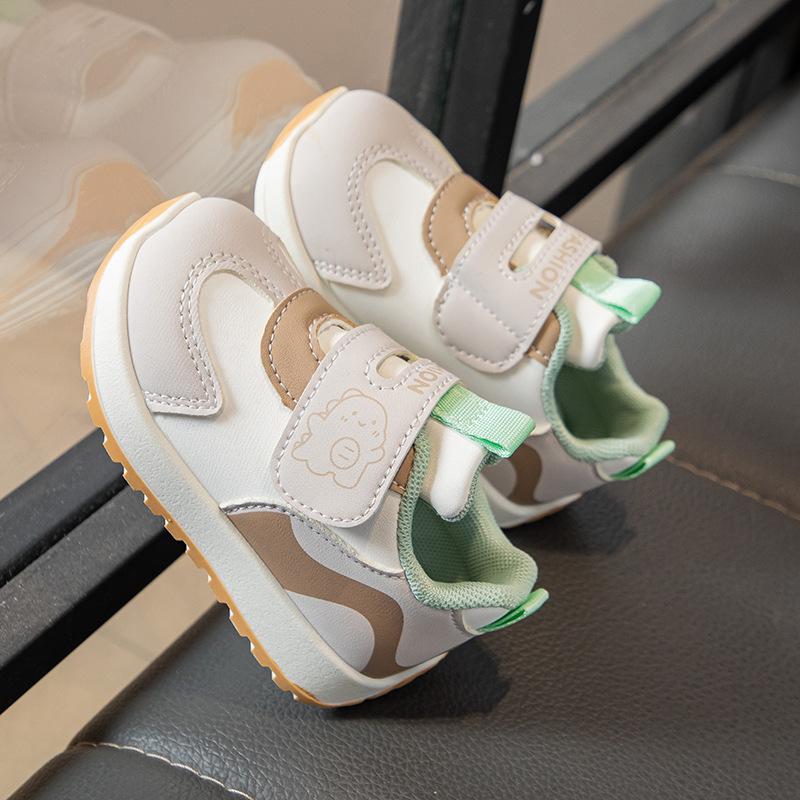 Toddler Cute Cartoon Soft Sole Velcro Casual Walking Shoes For Baby Kids