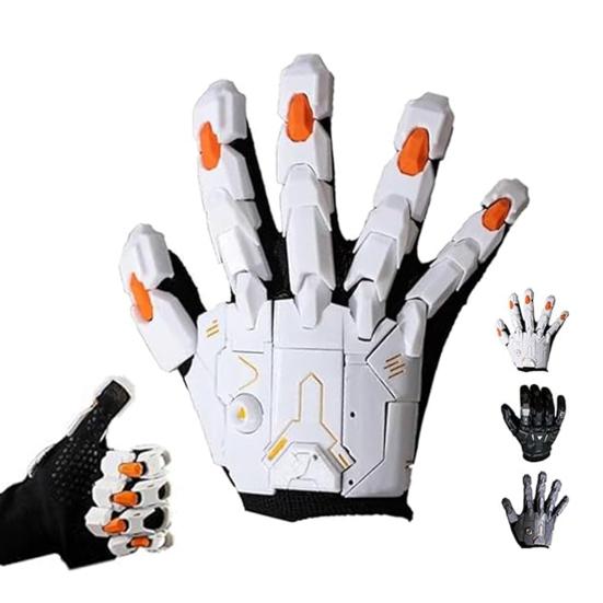 Cyberpunk Mecha Handschuh Futuristischer Mech Handschuh 3D Gedruckter Roboterhandschuh Sci-Fi Enthusiasten Fan für Cosplay Kostüm