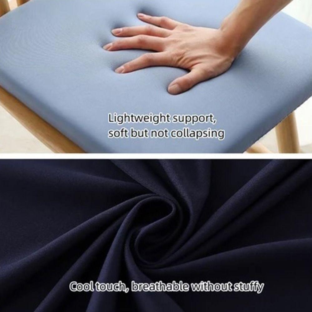 Memory Foam Seat Cushion Ultra Soft Waist Cushion  for Long Sitting Lumbar Support Pain Relief