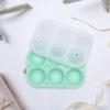 6 Cavitie Circular Ice Hockey Mold Silicone Ice Cube Mold DIY Ice Ball Round Jelly Making Mould For Cocktail Whiskey Drink Molde