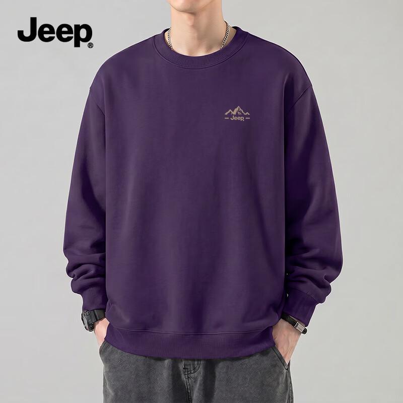 JEEP Men's Heavyweight Crew Neck Sweatshirt