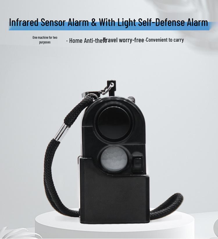 Human Body Sensing Infrared Alarm: Home Anti-theft Doorbell and Indoor Travel Security Device
