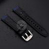 New Design Hybrid FKM Watch Strap for Mido Helmsman M005 M038.431 M038431a Quick Release Canvas Nylon Watchband Bracelet 22mm