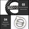 ABS Car Emblems Steering Wheel Center Stickers For Volvo V60 V40 XC90 S60 XC60 V70 S90 XC40 V90 EX90 Auto Decoration Accessories