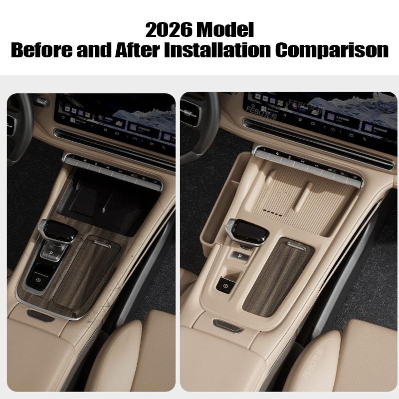 For Geely Monjaro 2025 2021-2026 KX11 Silicone Center Console Cup Sleeve Pad Storage Box Water Cup Holder Interior Accessories