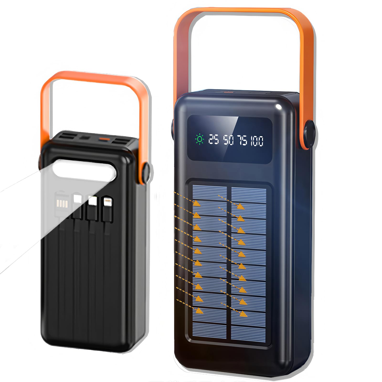 

Солнечная Мобильная Солнечная Одновременный 4 Порта Выход Светодиод PSE Необходимый для Бизнеса На Открытом Воздухе Катастрофы и Питания [68 800 мАч Высокая Емкость &