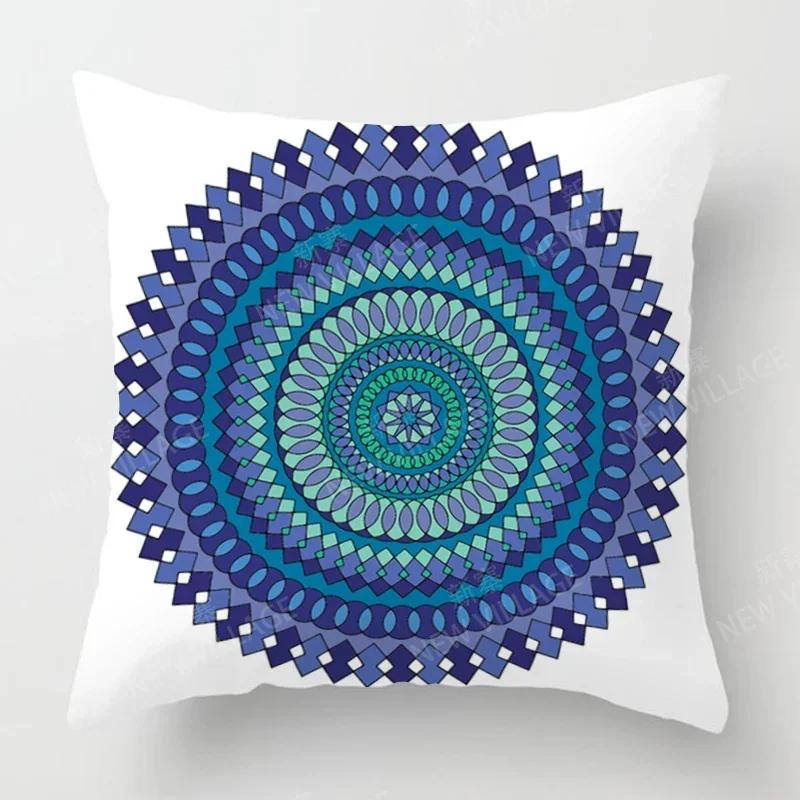 Fall Home Decor Autumn Living Room Throw Pillow Cover Sofa Boho Cushion Cover   Mandala