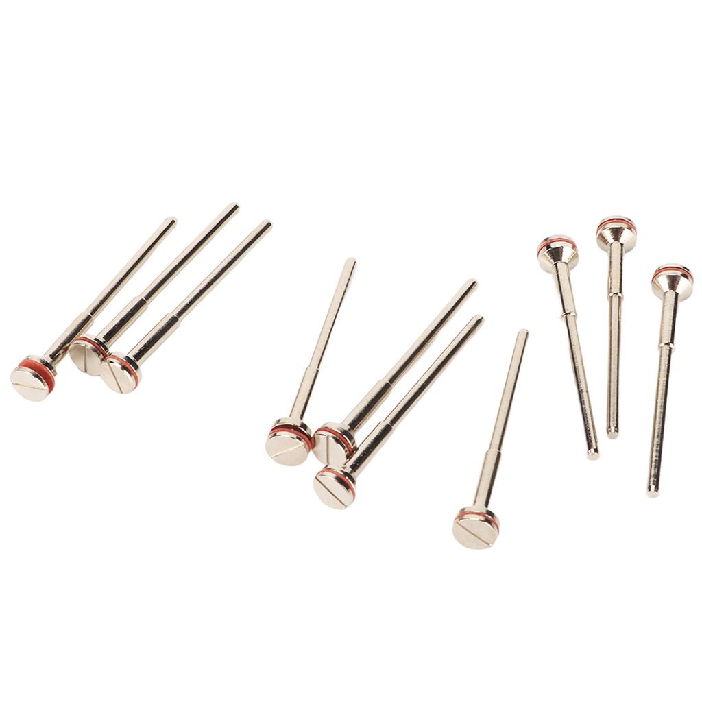 10pcs Dental Polishing Rod Bipolar Stainless Steel High Hardness Dental Disc Mandrel Shank