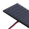 2 Pcs with Wires Solar Panel Module 0.3W 5V 60MA Solar Panels Cells  Low Power Electrical Appliances